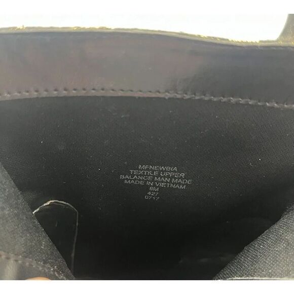 MARC FISHER Newbia Black/Gold Metallic Block Heel Booties Sz 8M New Without Box - Picture 11 of 12